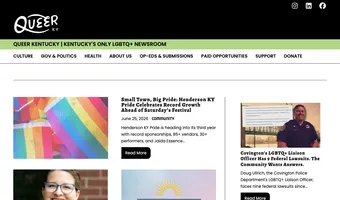 Screenshot of Queer Kentucky