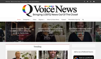 Screenshot of Q Voice News