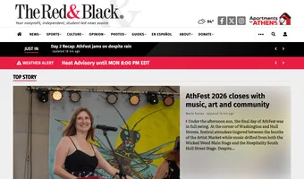 Screenshot of The Red & Black