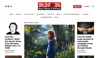 Screenshot of Reno News & Review