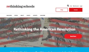 Screenshot of Rethinking Schools