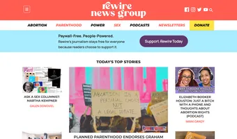 Screenshot of Rewire News Group