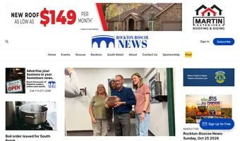 Screenshot of Rockton-Roscoe News
