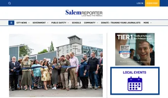 Screenshot of Salem Reporter