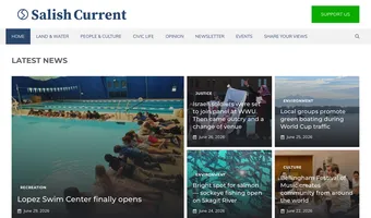 Screenshot of Salish Current