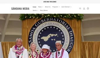 Screenshot of Sāmoana Media