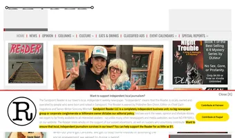 Screenshot of Sandpoint Reader