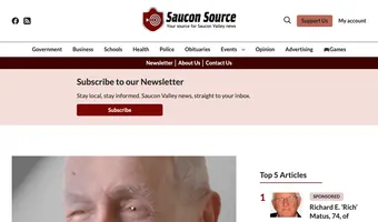 Screenshot of Saucon Source
