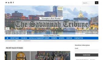 Screenshot of The Savannah Tribune