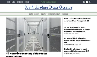 Screenshot of SC Daily Gazette