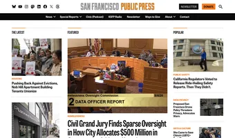 Screenshot of San Francisco Public Press