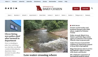 Screenshot of Springfield Daily Citizen