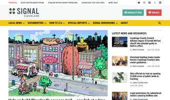 Screenshot of Signal Cleveland