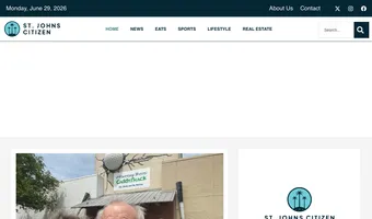 Screenshot of St. Johns Citizen