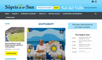 Screenshot of The Sopris Sun