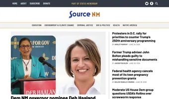 Screenshot of Source New Mexico
