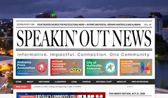 Screenshot of Speakin' Out News