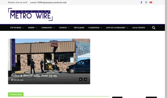 Screenshot of Point/Plover Metro Wire