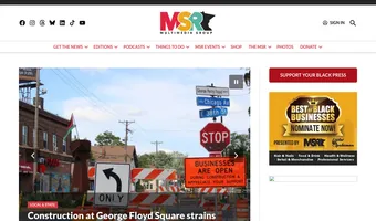 Screenshot of Minnesota Spokesman-Recorder