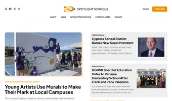 Screenshot of Spotlight Schools