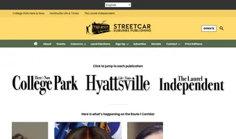 Screenshot of Streetcar Suburbs