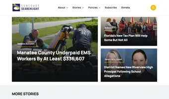Screenshot of Suncoast Searchlight