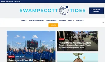 Screenshot of Swampscott Tides