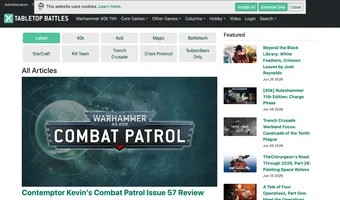 Screenshot of Tabletop Battles