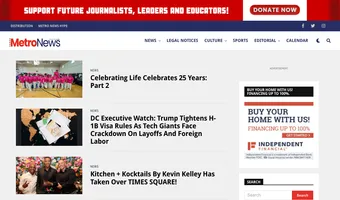 Screenshot of Texas Metro News