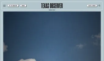 Screenshot of The Texas Observer