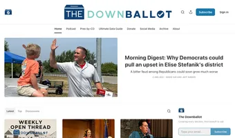 Screenshot of The Downballot