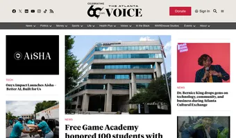 Screenshot of The Atlanta Voice