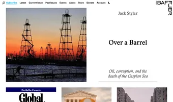 Screenshot of The Baffler