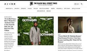 Screenshot of The Black Wall Street Times