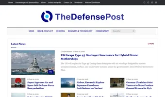 Screenshot of The Defense Post