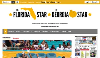 Screenshot of The Florida Star