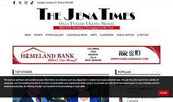Screenshot of The Jena Times