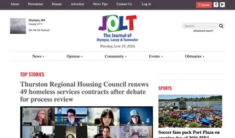 Screenshot of The JOLT News Organization