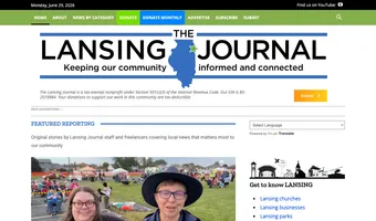 Screenshot of The Lansing Journal