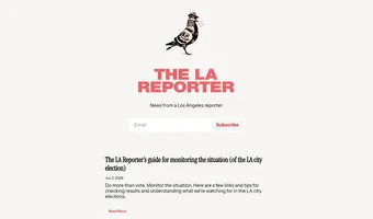 Screenshot of The LA Reporter