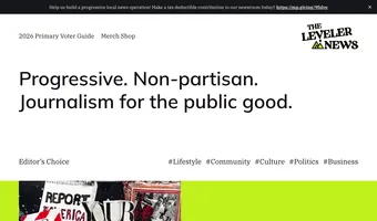 Screenshot of The Leveler News