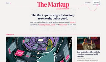 Screenshot of The Markup