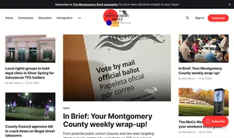 Screenshot of The Montgomery Brief