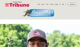 Screenshot of The New Orleans Tribune