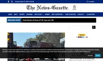 Screenshot of The News-Gazette