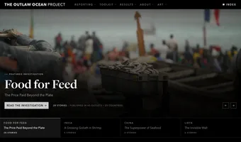 Screenshot of The Outlaw Ocean Project