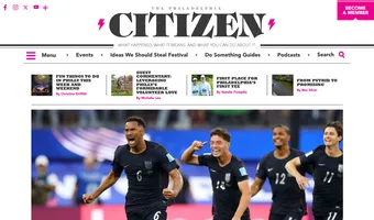 Screenshot of The Philadelphia Citizen