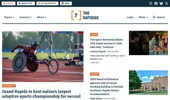 Screenshot of The Rapidian
