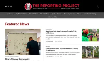 Screenshot of The Reporting Project