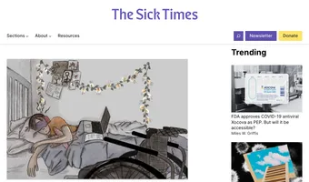 Screenshot of The Sick Times